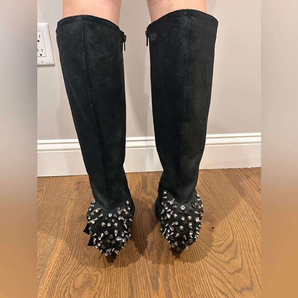 Naughty Monkey rhinestone and spiked boots - Picture 4 of 8